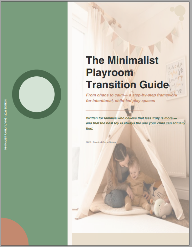 The minimalist playroom transition guide